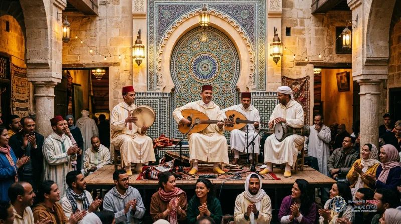 Ruelle traditionnelle d'une médina marocaine