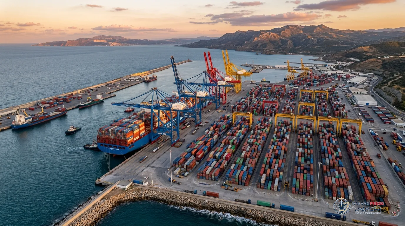 Vue panoramique du port Tanger Med